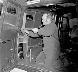 1974 Transit Security vehicle construction neg 1047-19